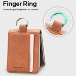Carcasa Mercury Basic Diary compatibila cu Samsung Galaxy Z Flip 8, Maro 4 - lerato.ro