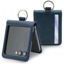 Carcasa Mercury Basic Diary compatibila cu Samsung Galaxy Z Flip 8, Navy Blue