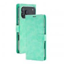 Husa flip cover Mercury BlueMoon Diary cu MagSafe compatibila cu iPhone 17 Pro Max / 18 Pro Max, Mint