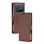 Husa flip cover Mercury BlueMoon Diary cu MagSafe compatibila cu iPhone 17 Pro / 18 Pro, Maro 2 - lerato.ro