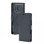 Husa flip cover Mercury BlueMoon Diary cu MagSafe compatibila cu iPhone 17 Pro / 18 Pro, Navy Blue 2 - lerato.ro