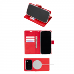 Husa flip cover Mercury BlueMoon Diary cu MagSafe compatibila cu iPhone 17 Pro / 18 Pro, Rosu 3 - lerato.ro