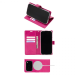Husa flip cover Mercury BlueMoon Diary cu MagSafe compatibila cu iPhone 17 Pro / 18 Pro, Roz 3 - lerato.ro