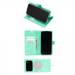 Husa flip cover Mercury BlueMoon Diary cu MagSafe compatibila cu iPhone 17 Pro / 18 Pro, Mint 3 - lerato.ro
