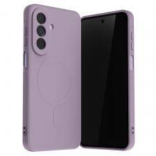 Carcasa Mercury Semi-Silicone cu MagSafe compatibila cu Samsung Galaxy A27 5G, Lavender Gray