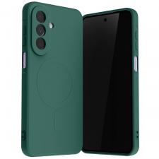 Carcasa Mercury Semi-Silicone cu MagSafe compatibila cu Samsung Galaxy A27 5G, Verde