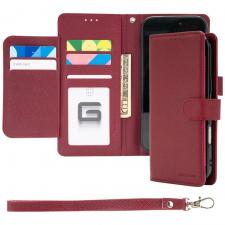 Huse si carcase iPhone 17 Pro Max, Husa flip cover Mercury Essential Diary compatibila cu iPhone 18 Pro Max / 17 Pro Max, Burgundy, lerato.ro