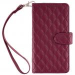 Husa flip cover Mercury Luxe Diary compatibila cu iPhone 18 Pro / 17 Pro, Burgundy 3 - lerato.ro