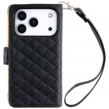 Huse si carcase iPhone 18 Pro, Husa flip cover Mercury Luxe Diary compatibila cu iPhone 18 Pro / 17 Pro, Negru, lerato.ro