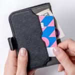 Husa flip cover Mercury Premium Wallet Diary compatibila cu iPhone Duo, Negru 3 - lerato.ro