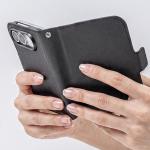 Husa flip cover Mercury Premium Wallet Diary compatibila cu iPhone Duo, Negru 4 - lerato.ro