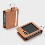 Carcasa Mercury Basic Diary compatibila cu Samsung Galaxy Z Flip 7, Light Brown 3 - lerato.ro