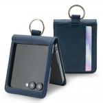 Carcasa Mercury Basic Diary compatibila cu Samsung Galaxy Z Flip 7, Navy Blue 2 - lerato.ro