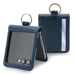 Carcasa Mercury Basic Diary compatibila cu Samsung Galaxy Z Flip 7, Navy Blue