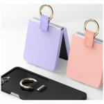 Carcasa Mercury Gold Ring compatibila cu Samsung Galaxy Z Flip 7, Roz 3 - lerato.ro