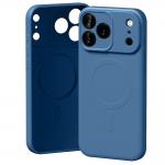 Carcasa Mercury Semi Silicone cu MagSafe compatibila cu iPhone 17 Pro Max, Blue 2 - lerato.ro