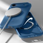 Carcasa Mercury Semi-Silicone cu MagSafe compatibila cu iPhone 17 Air, Blue 3 - lerato.ro