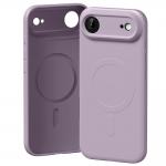 Carcasa Mercury Semi-Silicone cu MagSafe compatibila cu iPhone 17 Air, Lavender Gray 2 - lerato.ro