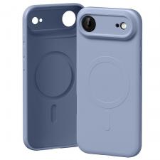 Carcasa Mercury Semi-Silicone cu MagSafe compatibila cu iPhone 17 Air, Lilac