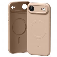 Carcasa Mercury Semi-Silicone cu MagSafe compatibila cu iPhone 17 Air, Pink Sand