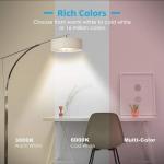 Bec Smart LED Meross cu Modificarea Culorilor, WiFi