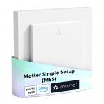 Set 4 comutatoare Smart MEROSS MRS105MA-EU pentru jaluzele/obloane, Control Vocal / Aplicatie, Programabil, Compatibil Matter, Wi-Fi, Alb 3 - lerato.ro