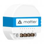 Set 4 comutatoare Smart MEROSS MSS815MAQUA-UN, Compatibile Matter, Control aplicatie, 10A, WiFi, Alb 3 - lerato.ro