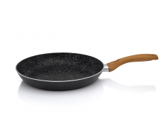 Tigaie Metalac Bonsai, Aluminiu, 28cm, Negru