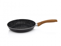 Tigaie Metalac Bonsai, Aluminiu, 24cm, Negru