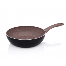 Tigai si seturi, Tigaie adanca Metalac Melodia, Aluminiu, 26cm, 3.3l, Negru, lerato.ro