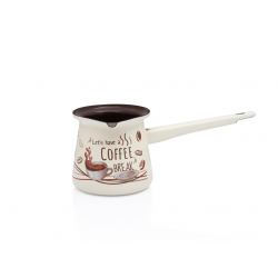 Ibric cafea Metalac Coffe Break, Email, 0.4l, 4cm, Graphics