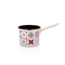 Ibric cu maner lung Metalac Porto, Email, 1.2l, 12cm, Graphics