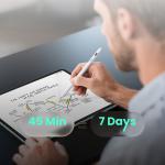 Creion Stylus Metapen Air8 Pro compatibil cu diferite tablete iPad, Autonomie 26h, Incarcare USB-C, Alb 11 - lerato.ro