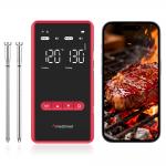 Termometru de bucatarie Meatmeet X Pro, Afisaj digital, Bluetooth, WiFi, IP69, Negru 2 - lerato.ro