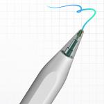 Stylus pen activ Metapen A8 compatibil cu diferite tablete / telefoane, Autonomie 10h, Indicator LED, USB-C, 2 varfuri de schimb incluse, Gri 4 - lerato.ro
