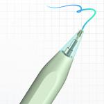 Stylus pen activ Metapen A8 compatibil cu diferite tablete / telefoane, Autonomie 10h, Indicator LED, USB-C, 2 varfuri de schimb incluse, Verde 4 - lerato.ro
