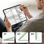 Stylus pen activ Metapen A8 compatibil cu diferite tablete / telefoane, Autonomie 10h, Indicator LED, USB-C, 2 varfuri de schimb incluse, Verde 6 - lerato.ro