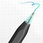 Stylus pen activ Metapen A8 V4 compatibil cu tablete iPad, Autonomie 10h, Indicator LED, Palm Rejection, USB-C, 2 varfuri de schimb incluse, Negru 3 - lerato.ro