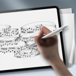 Creion Stylus Pen Metapen A12 compatibil cu Apple iPad, Palm Rejection, Bluetooth, USB-C, Alb 12 - lerato.ro