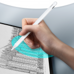 Creion Stylus Pen Metapen A12 compatibil cu Apple iPad, Palm Rejection, Bluetooth, USB-C, Alb 10 - lerato.ro