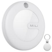 Dispozitiv anti pierdere MiLi MiTag, 100dB, IP67, CR2032, Bluetooth, Alb