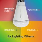Bec Smart LED MiPow Playbulb Rainbow, RGB, Bluetooth 4.0, 5W, 750 lm, E26 / E27, Control aplicatie, Alb 5 - lerato.ro