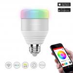 Bec Smart LED MiPow Playbulb Smartbulb, RGB, Bluetooth 4.0, 5W, 280 lm, 3000K, E26 / E27, Control aplicatie, Alb 6 - lerato.ro