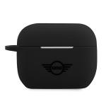 Carcasa Mini Morris Silicone Collection compatibila cu Apple AirPods Pro, Negru 2 - lerato.ro