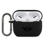 Carcasa Mini Morris Silicone Collection compatibila cu Apple AirPods Pro, Negru 3 - lerato.ro
