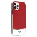 Carcasa Mini Morris Stripe Collection compatibila cu iPhone 12 Pro Max, Rosu 5 - lerato.ro