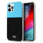 Carcasa Mini Morris Color Block compatibila cu iPhone 12 Pro Max, Blue 4 - lerato.ro