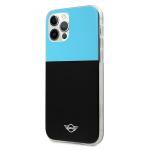 Carcasa Mini Morris Color Block compatibila cu iPhone 12 Pro Max, Blue 3 - lerato.ro