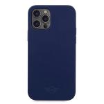 Carcasa Mini Morris Tone On Tone compatibila cu iPhone 12 Pro Max, Navy Blue 2 - lerato.ro
