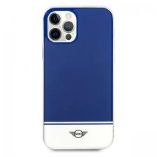 Carcasa Mini Morris Stripe Collection compatibila cu iPhone 12/12 Pro, Navy Blue